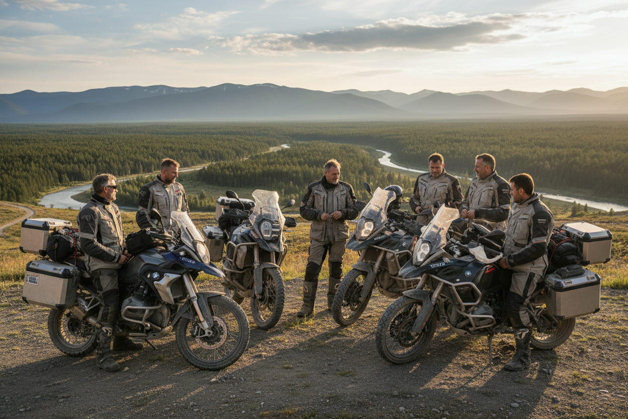 L'équipe sur la route